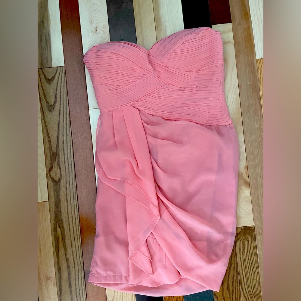 Strapless dress - BNWT- blush